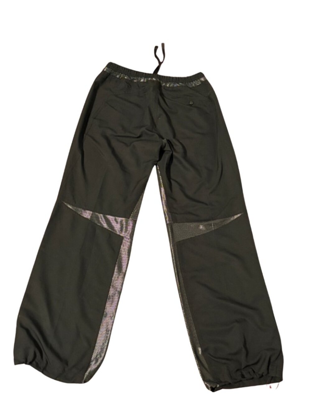 Nike Women’s Reflective Track Sweatpants Black Athletic Joggers Size S